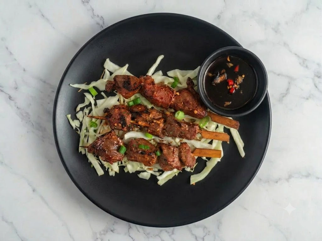 Filipino Pork BBQ Sticks at Kalesa Korner in Winnipeg, MB